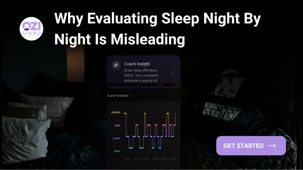 Why Evaluating Sleep Night by Night Is Misleading