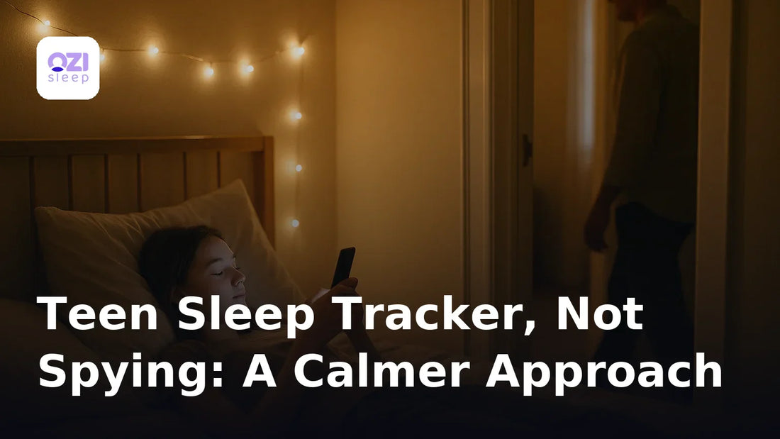 Teen Sleep Tracker, Not Spying: A Calmer Approach