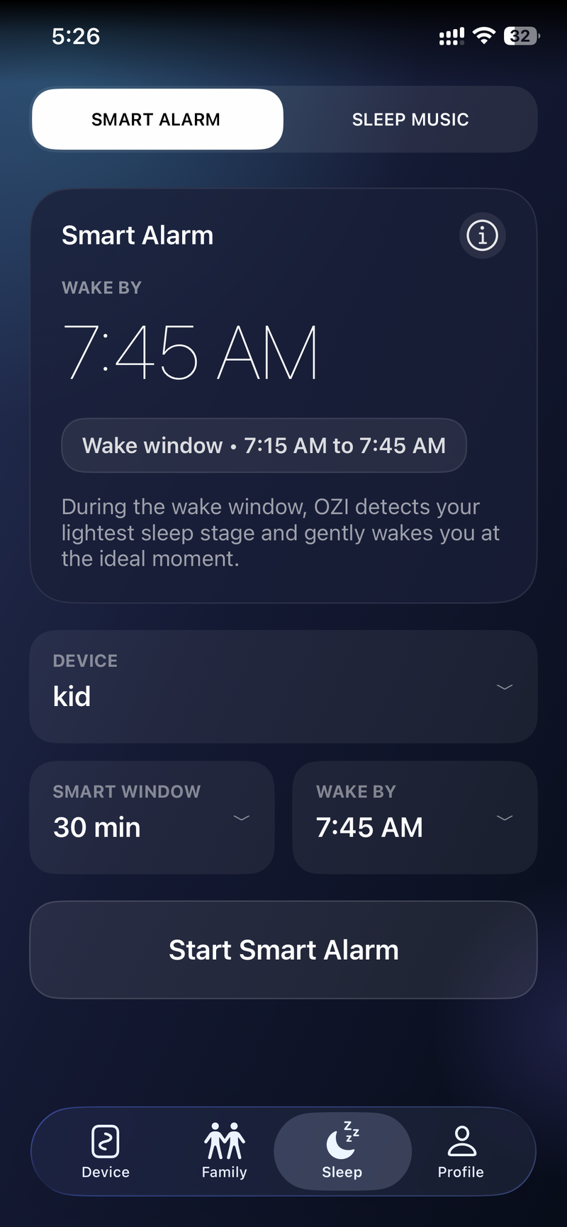 Smart Alarm